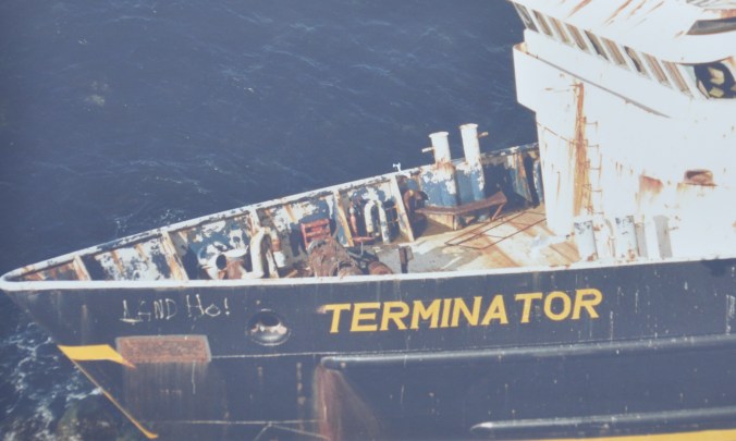 More than one adventure has been terminated by an unexpected run-in with the Pribilof Islands Copyright 1992, David E. Shormann