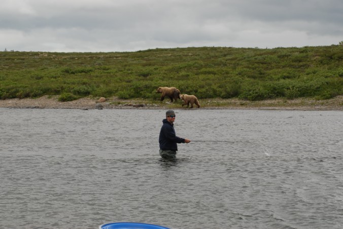 Grizzly mother and cub